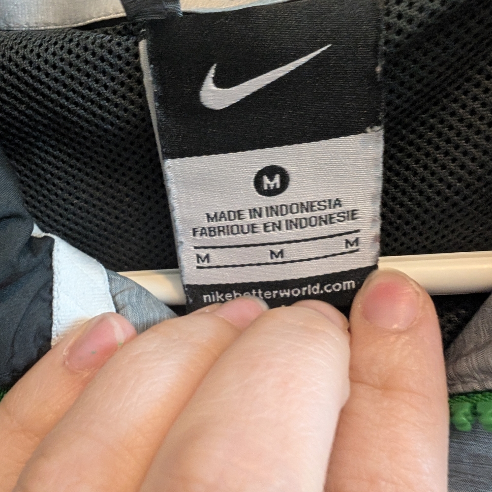 Nike Black and Gray oregon Ducks Windbreaker Jacket - Picture 6 of 9